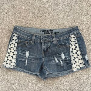 Hippie Laundry Blue Denim Shorts